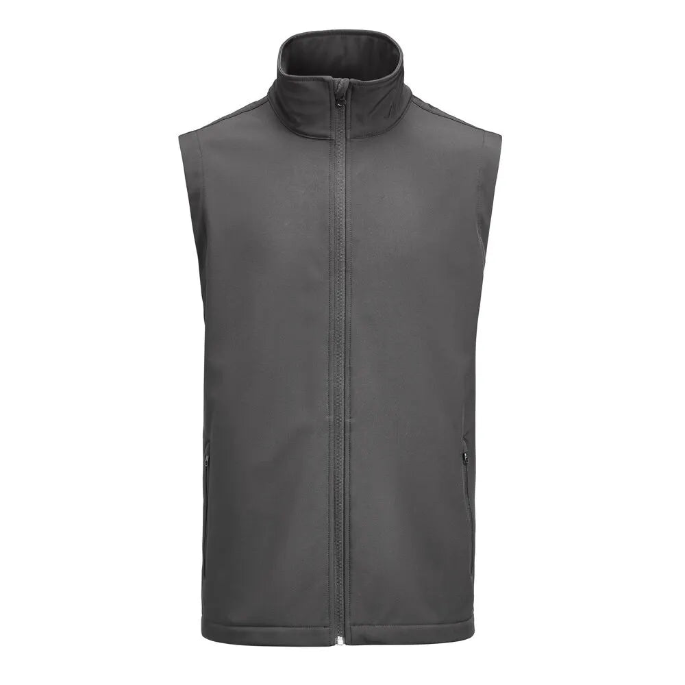 James Harvest Valley Vest Bodywarmer Heren Staalgrijs