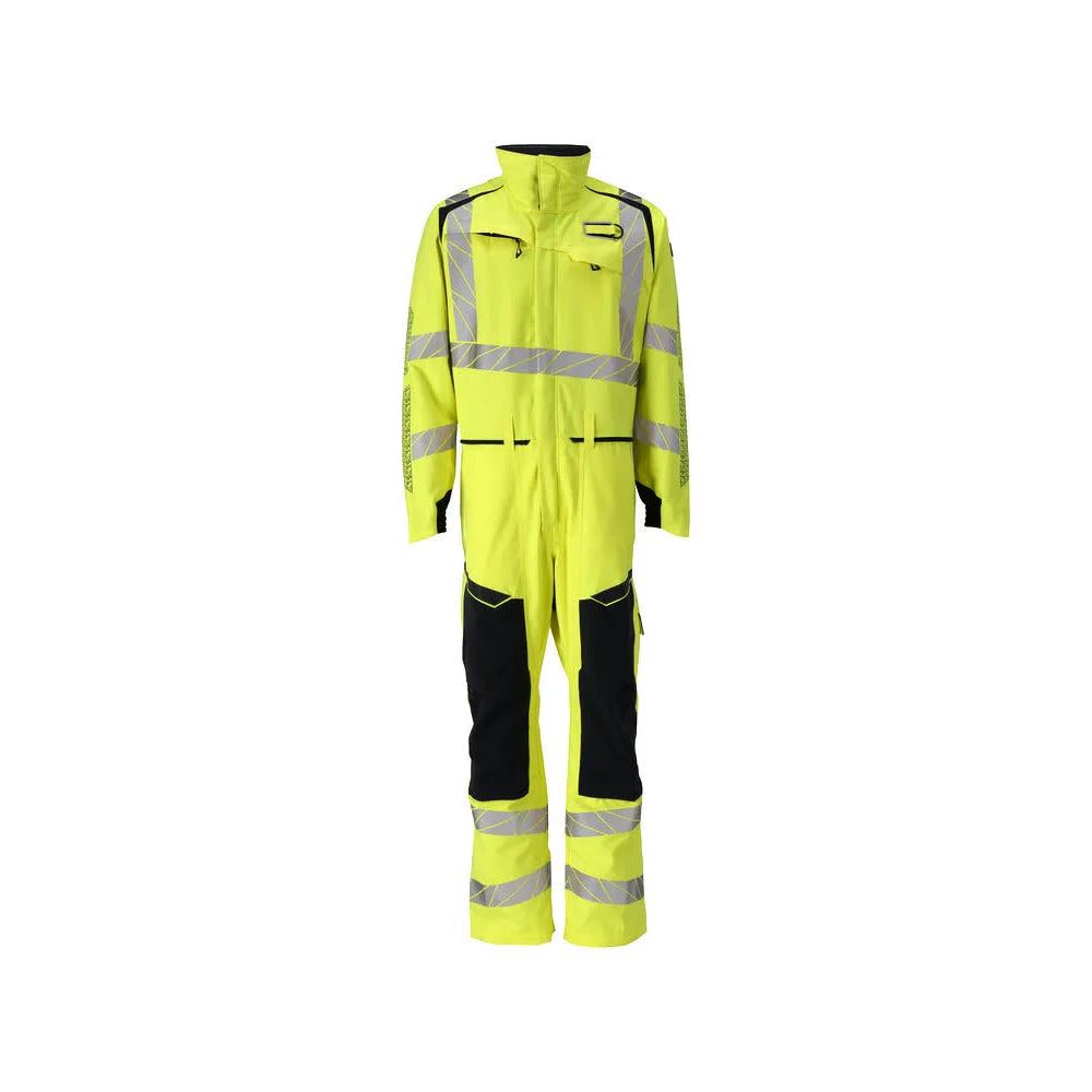 Mascot 21319-281 Overall Met Kniezakken High Vis Geel Donkermarine