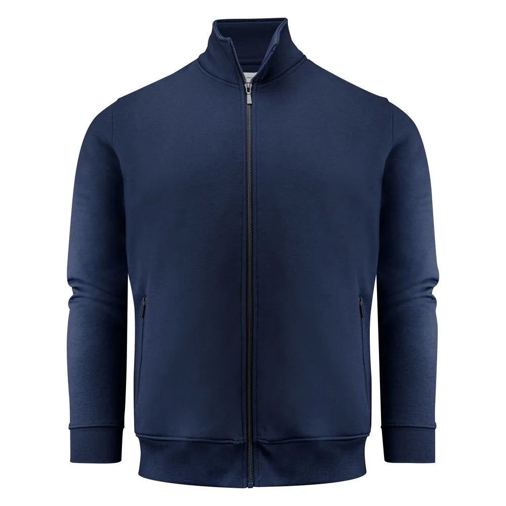 James Harvest Melville Heights Sweater Volledige Rits Heren Marine