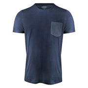 James Harvest Walcott T-Shirt Heren Marine