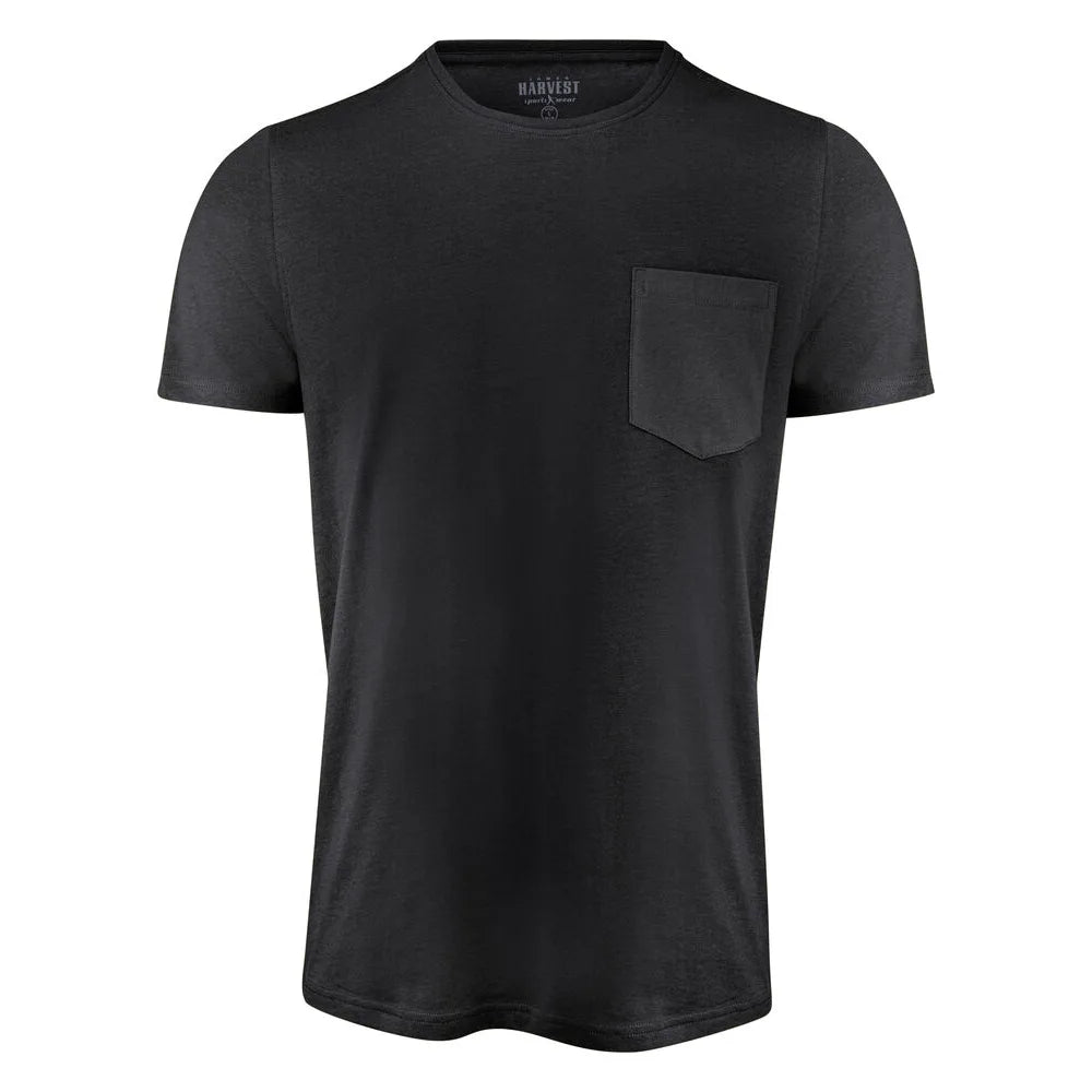 James Harvest Walcott T-Shirt Heren Zwart