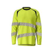 Mascot 21381-327 T-Shirt Met Lange Mouwen High Vis Geel Donkermarine