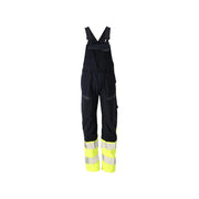 Mascot 21469-281 Amerikaanse Overall Met Kniezakken Donkermarine High Vis Geel