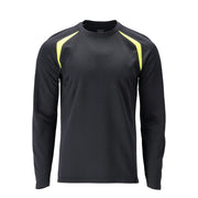Mascot 21581-327 T-Shirt Met Lange Mouwen Donkermarine High Vis Geel