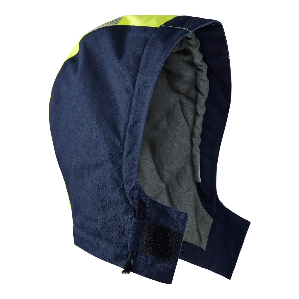 Blaklader 2167 1534 Multinorm Winter Capuchon Marine High Vis Geel