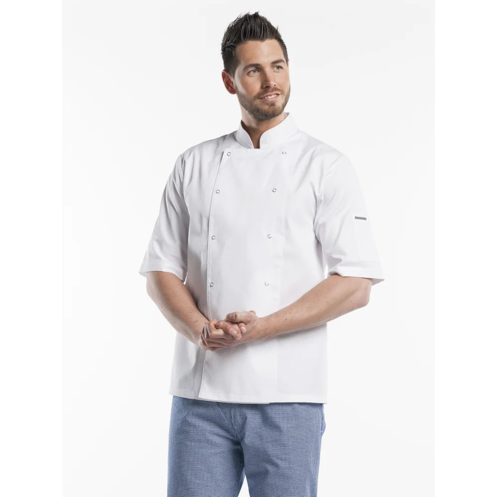 Chaud Devant Koksbuis Hilton Poco White Short Sleeve