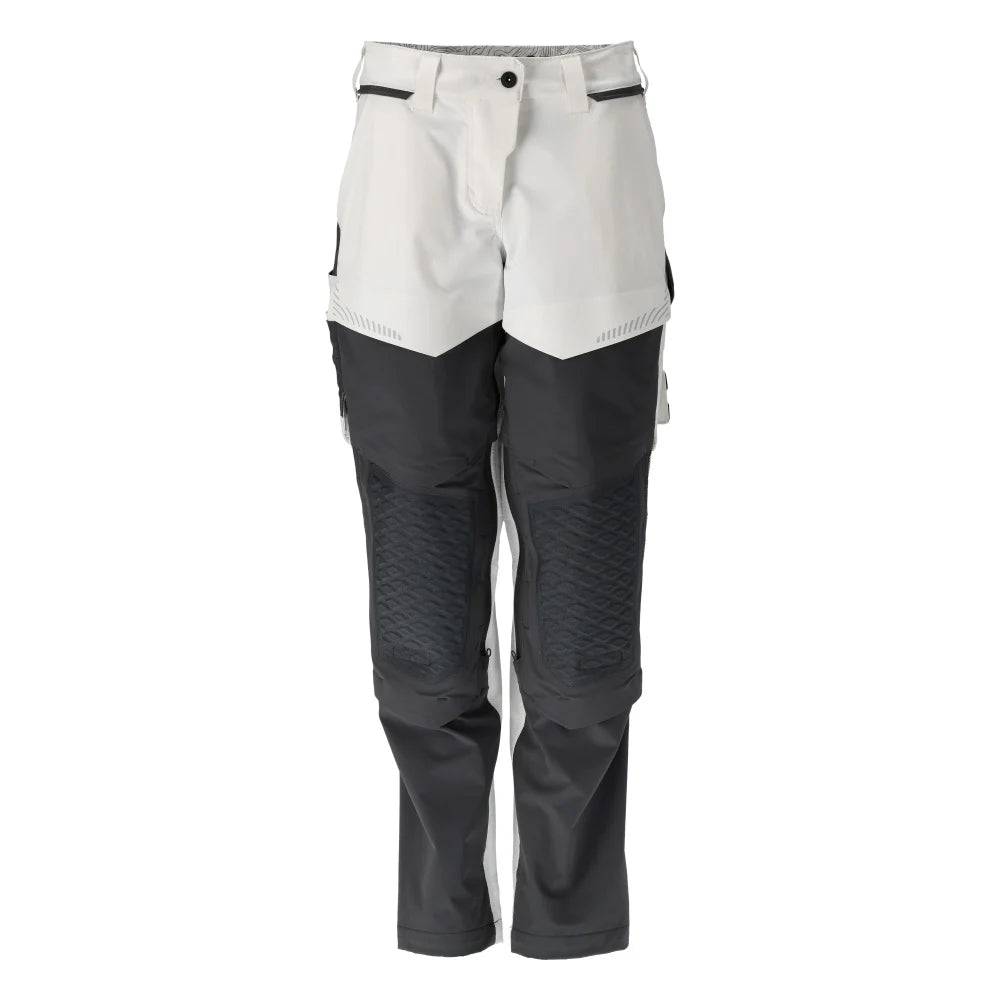 Mascot 22078-605 Broek Met Kniezakken Schilder Wit Steengrijs