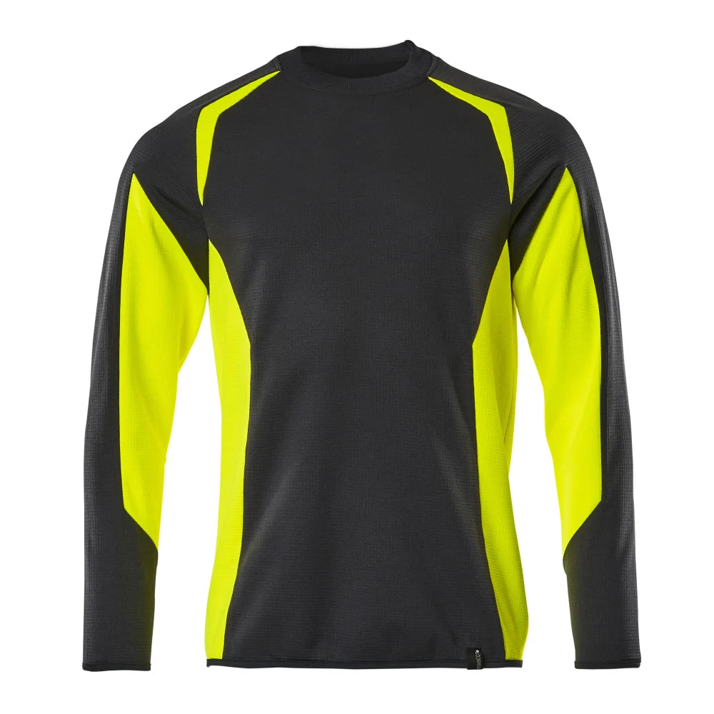 Mascot 22084-781 Sweatshirt Zwart High Vis Geel