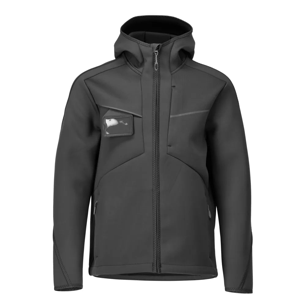 Mascot 22086-662 Softshell Jas Met Capuchon Zwart