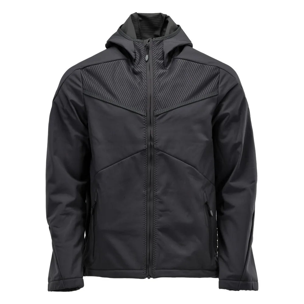 Mascot 22102-649 Softshell Jas Met Capuchon Zwart