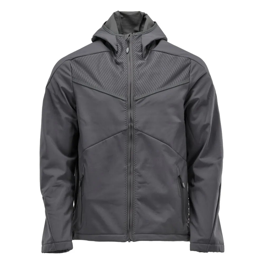 Mascot 22102-649 Softshell Jas Met Capuchon Steengrijs