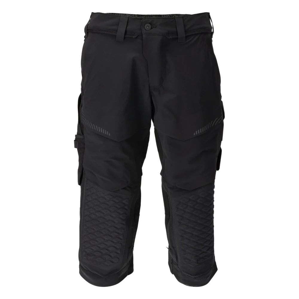 Mascot 22249-605 Driekwart Broek Met Kniezakken Zwart