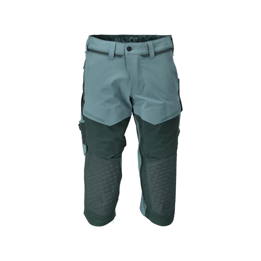 Mascot 22249-605 Driekwart Broek Met Kniezakken Lichtbosgroen Bosgroen