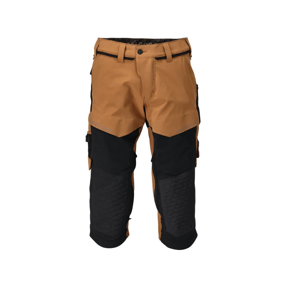 Mascot 22249-605 Driekwart Broek Met Kniezakken Notenbruin Zwart