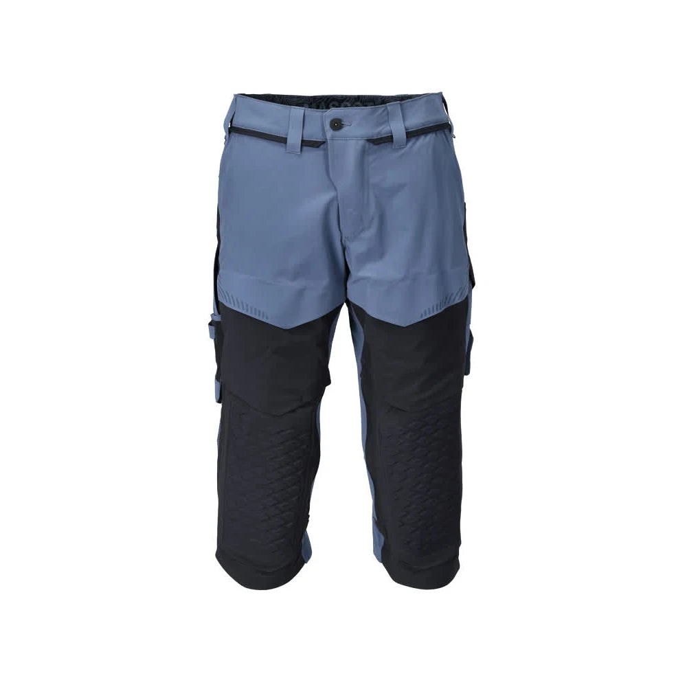 Mascot 22249-605 Driekwart Broek Met Kniezakken Steenblauw Donkermarine