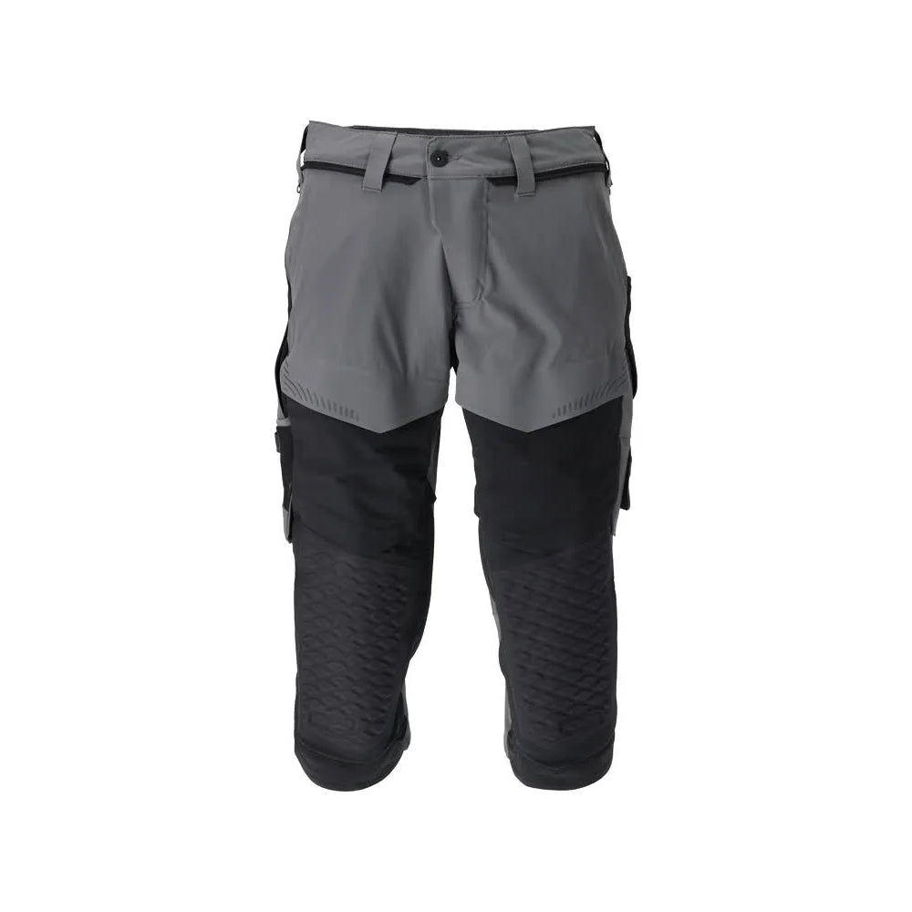 Mascot 22249-605 Driekwart Broek Met Kniezakken Steengrijs Zwart