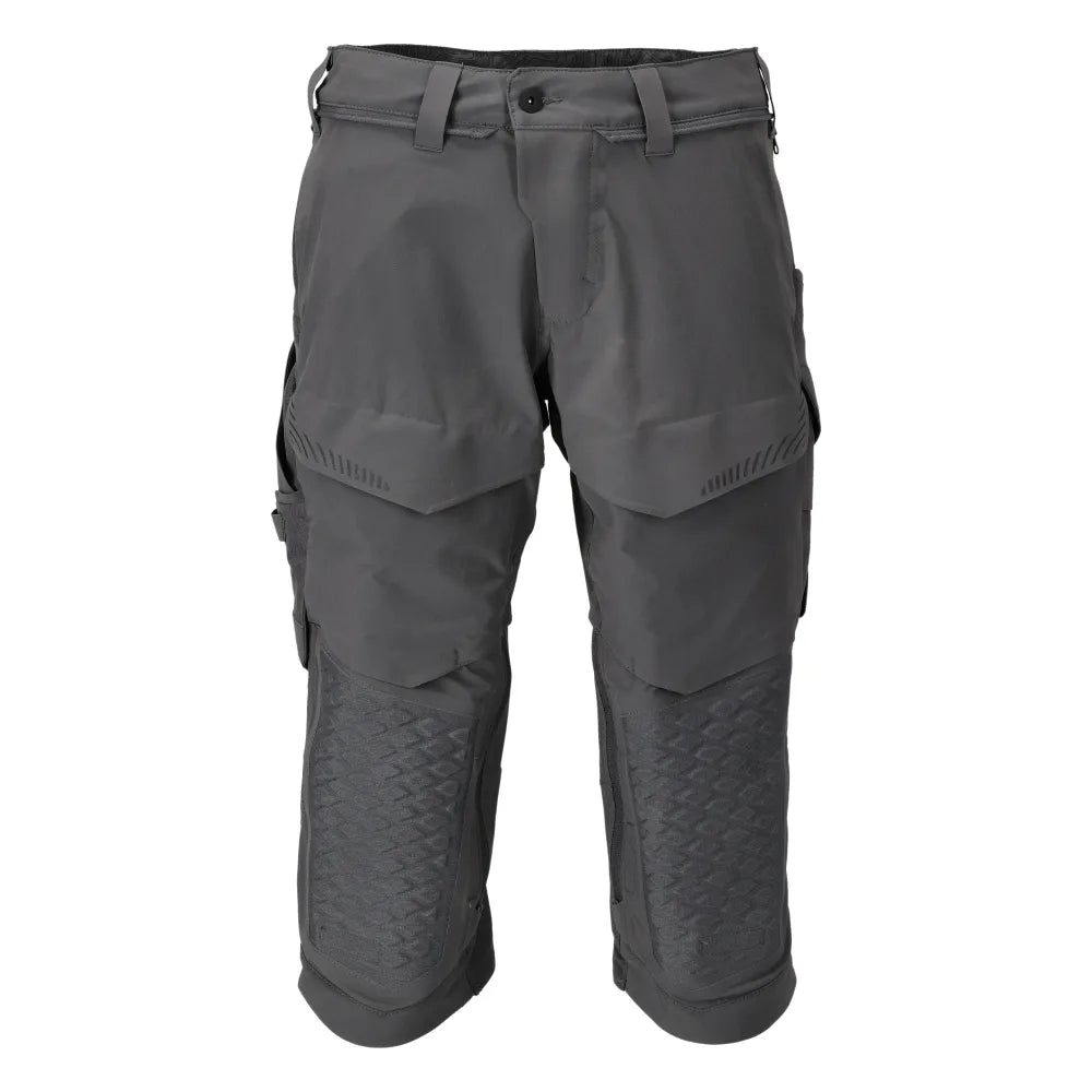 Mascot 22249-605 Driekwart Broek Met Kniezakken Steengrijs