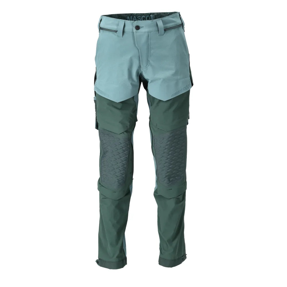 Mascot 22279-605 Broek Met Kniezakken Lichtbosgroen Bosgroen