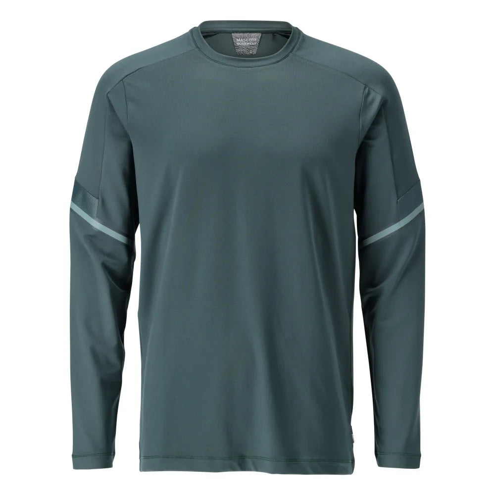 Mascot 22281-461 T-Shirt Met Lange Mouwen Bosgroen