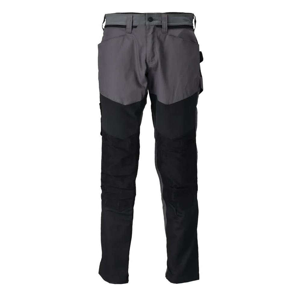 Mascot 22479-230 Broek Met Kniezakken Steengrijs Zwart