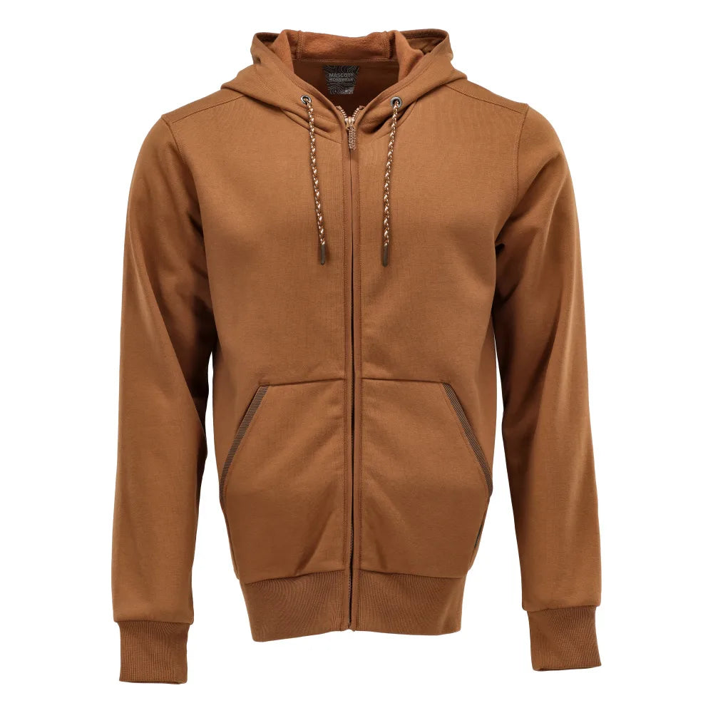 Mascot 22486-378 Capuchontrui Met Rits Notenbruin