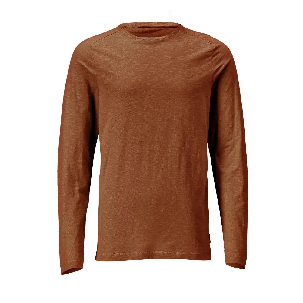 Mascot 22581-983 T-Shirt Met Lange Mouwen Notenbruin