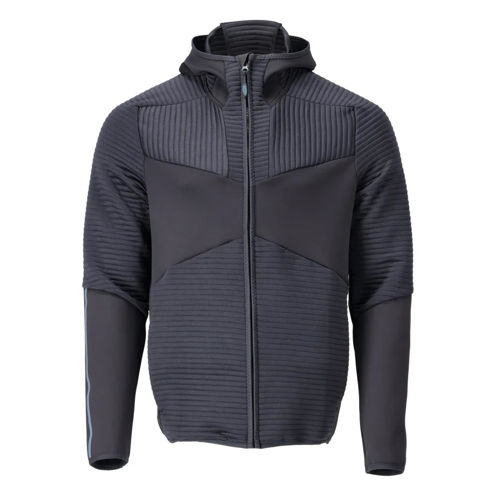 Mascot 22603-681 Fleece Capuchontrui Met Rits Donkermarine
