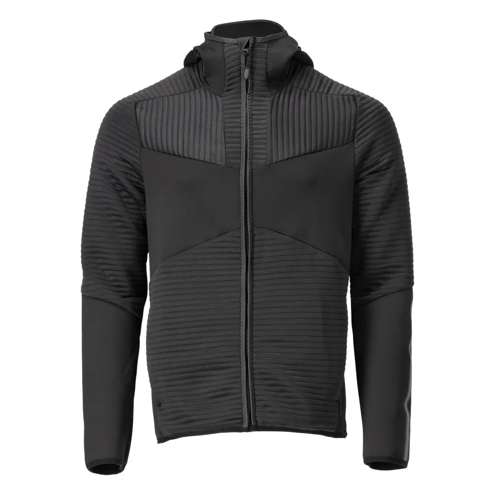 Mascot 22603-681 Fleece Capuchontrui Met Rits Zwart