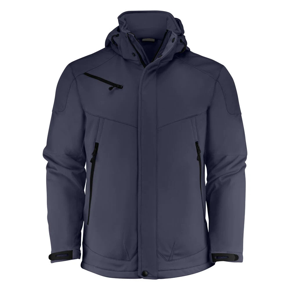 Printer Skeleton Softshell Jas Heren Marine