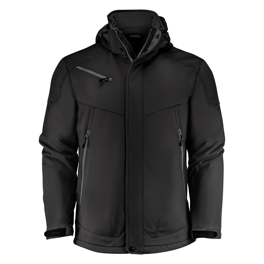 Printer Skeleton Softshell Jas Heren Zwart