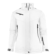 Printer Skeleton Softshell Jas Dames Wit