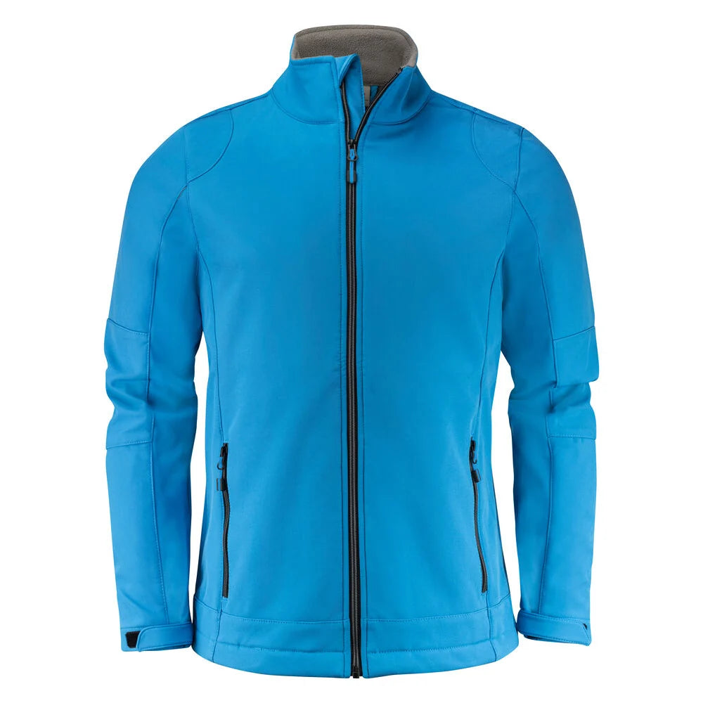 Printer Trial Softshell Jas Heren Oceaan Blauw