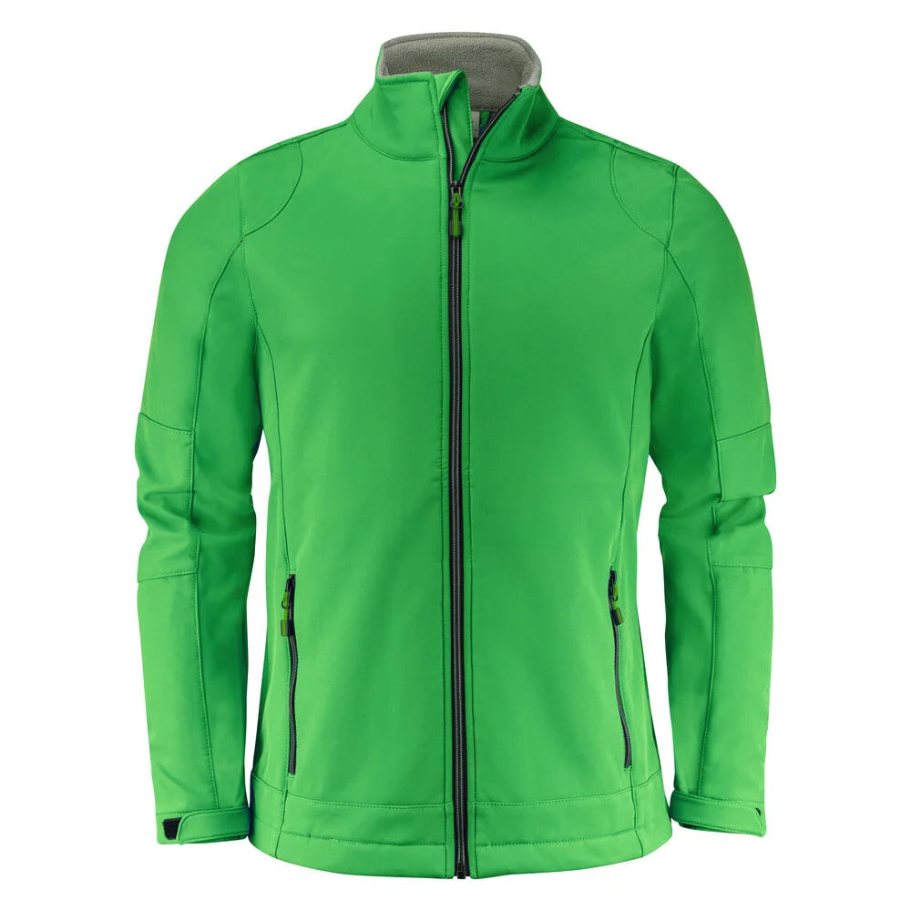Printer Trial Softshell Jas Heren Frisgroen