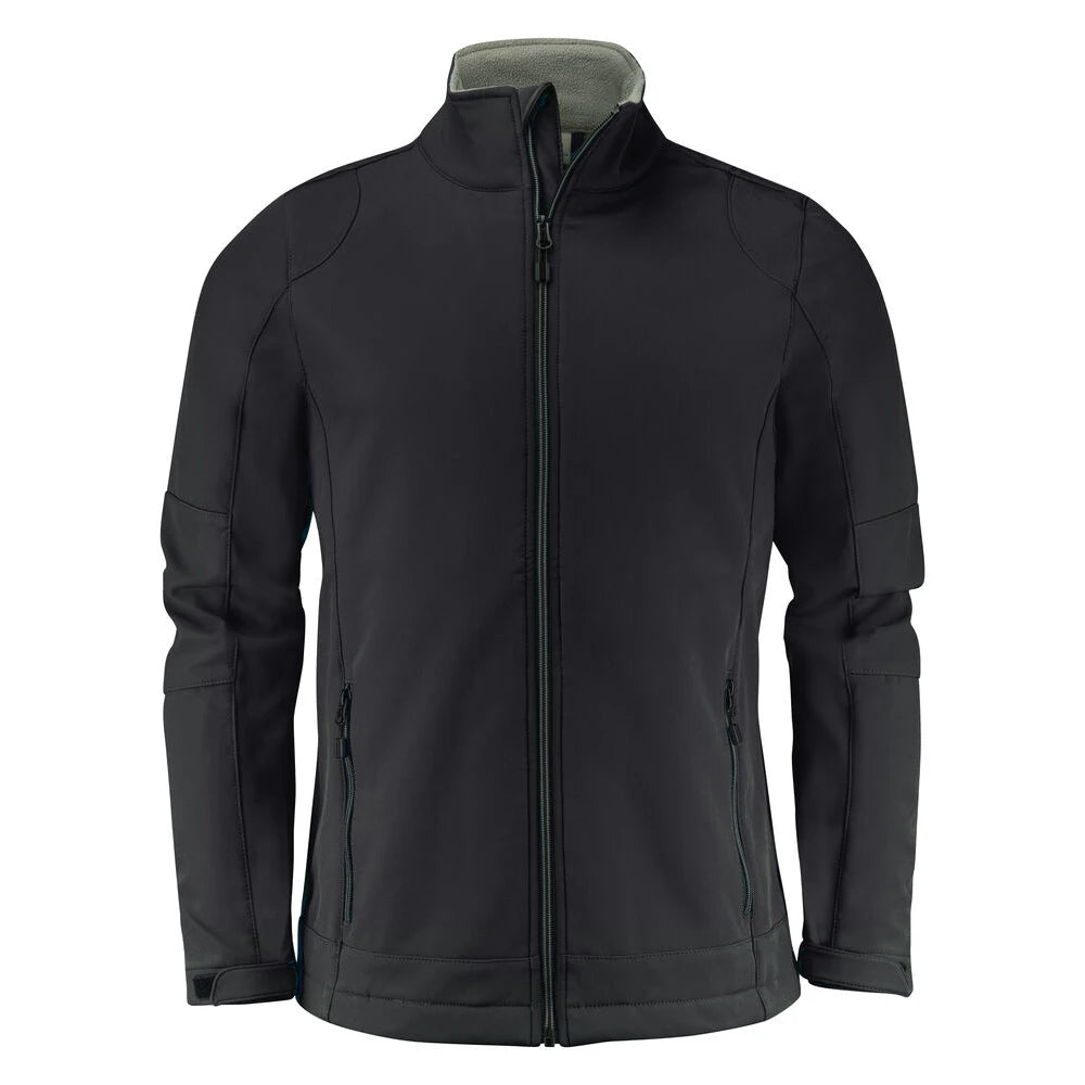 Printer Trial Softshell Jas Heren Zwart