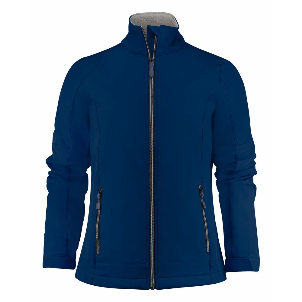 Printer Trial Softshell Jas Dames Marine