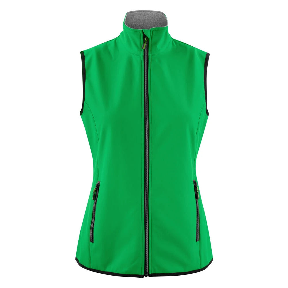 Printer Trial Bodywarmer Dames Frisgroen