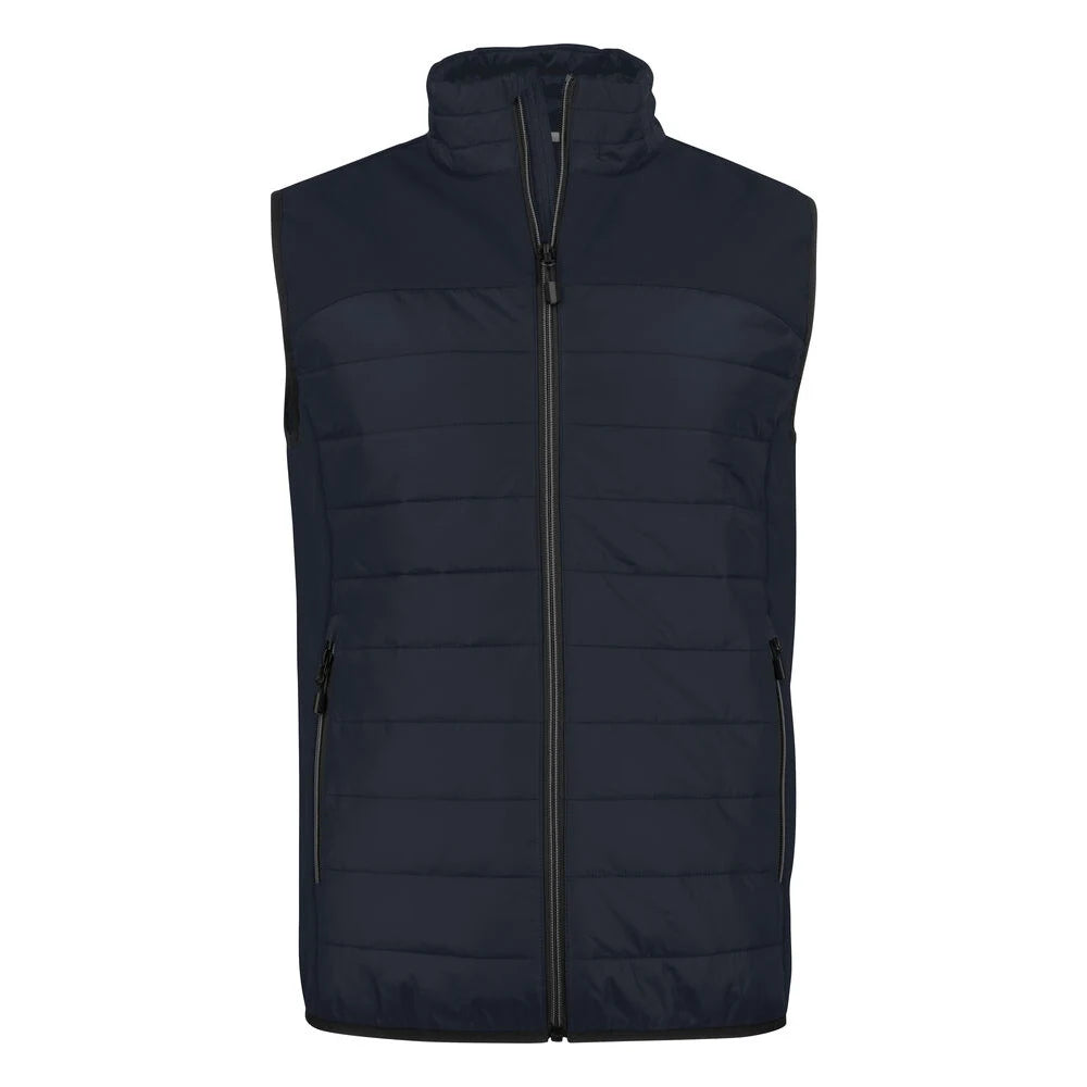 Printer Expedition Bodywarmer Heren Donker Marine