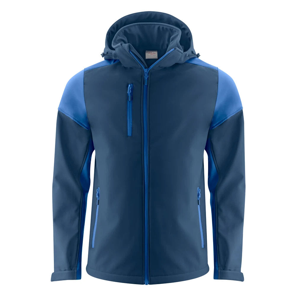 Printer Prime Softshell Jas Heren Marine Kobalt
