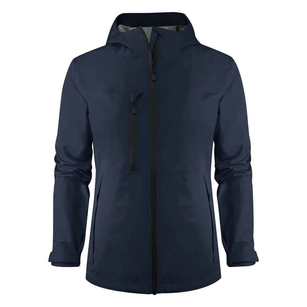 Printer Hiker Shell Jas Dames Marine