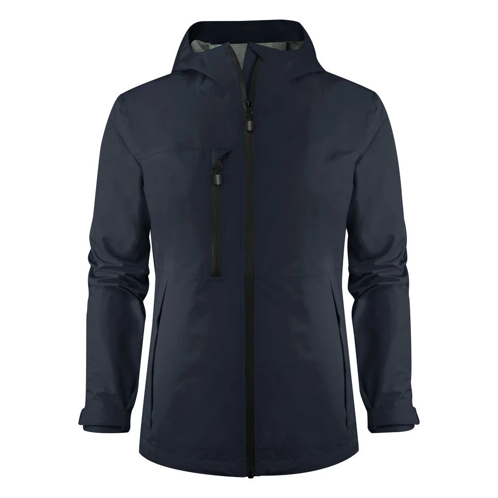 Printer Hiker Shell Jas Dames Donker Marine