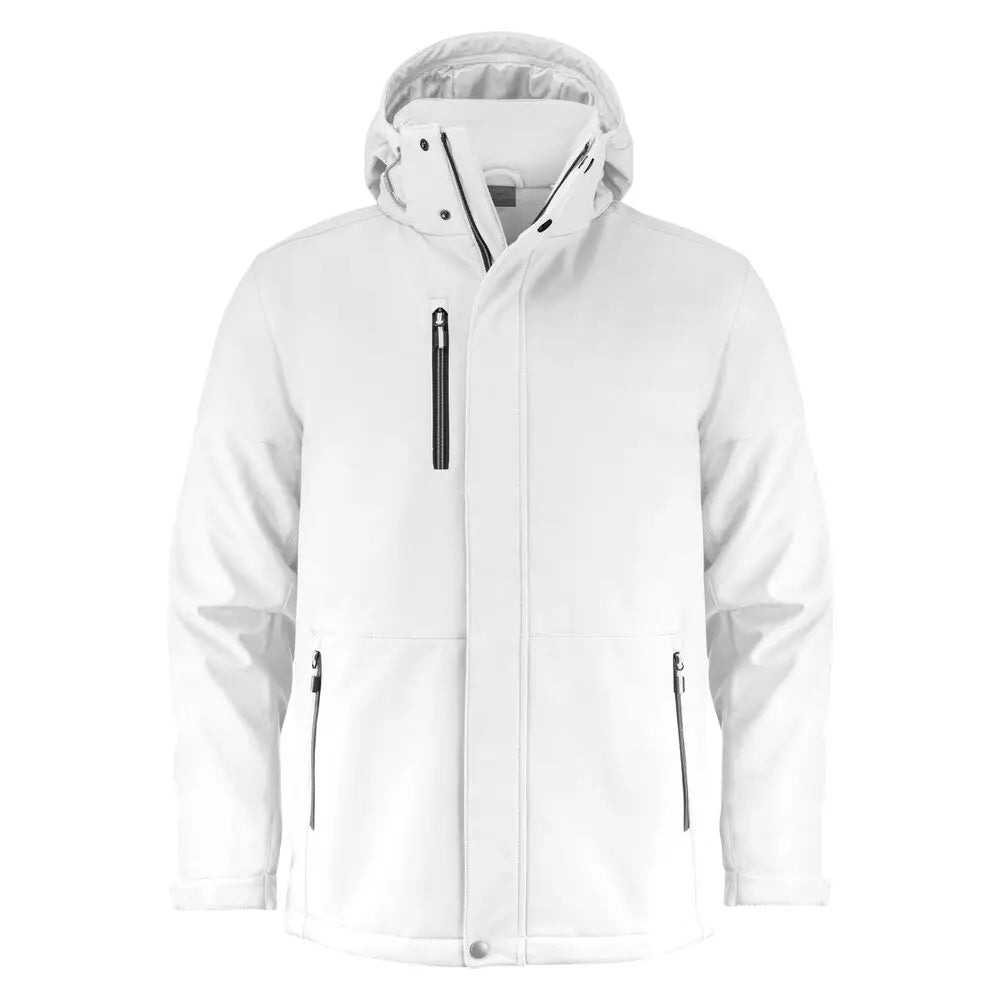 Printer Overlanding Softshell Jas Heren Wit
