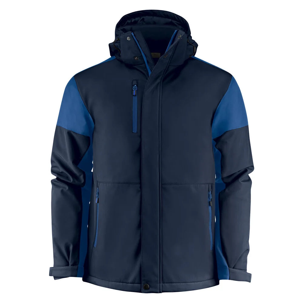 Printer Prime Padded Softshell Jas Heren Marine Kobalt