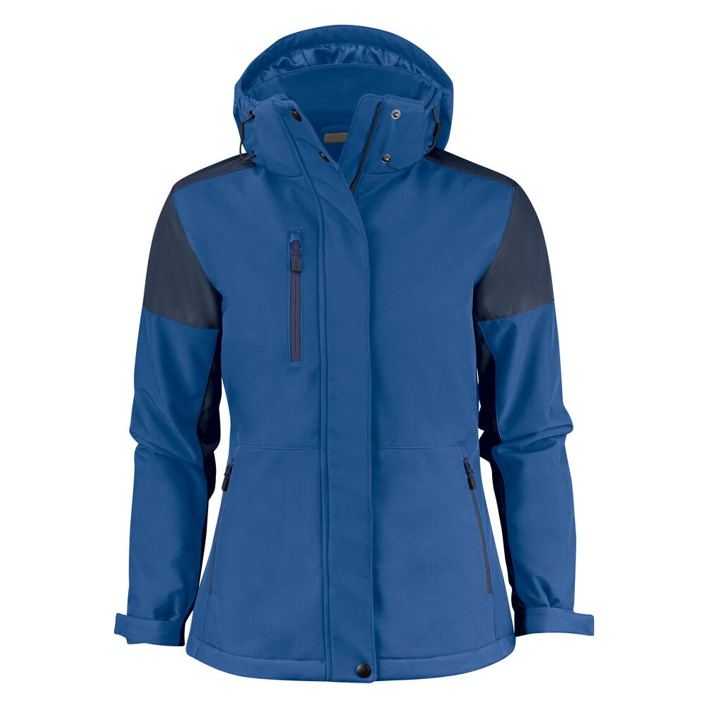 Printer Prime Padded Softshell Jas Dames Kobalt Marine