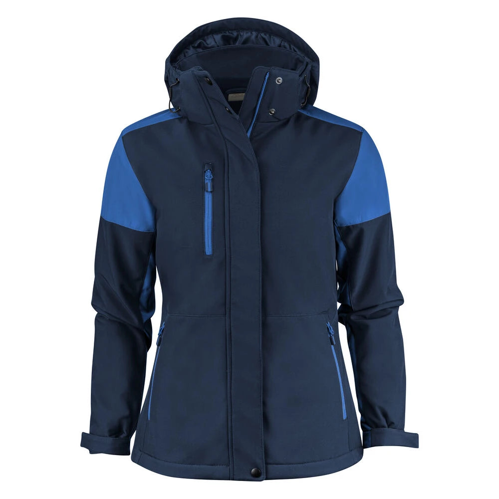 Printer Prime Padded Softshell Jas Dames Marine Kobalt