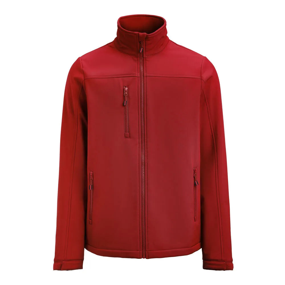 Printer Airwalk Softshell Jas Heren Rood