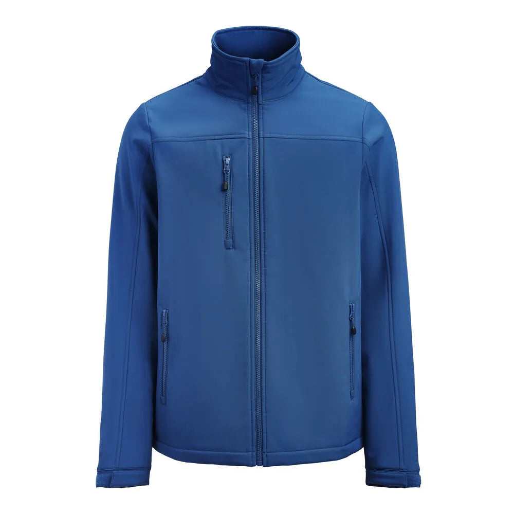 Printer Airwalk Softshell Jas Heren Helder Blauw