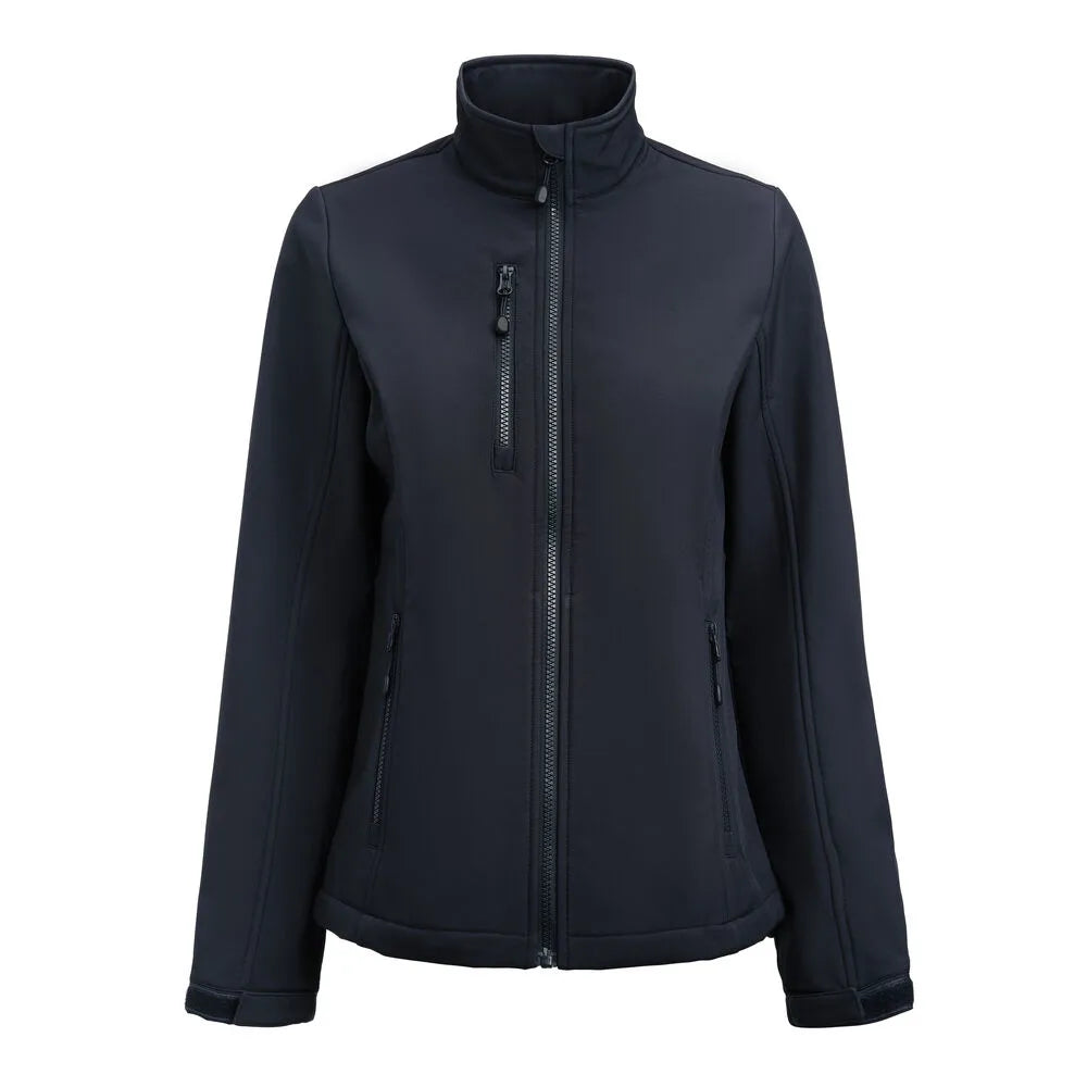 Printer Airwalk Softshell Jas Dames Marine