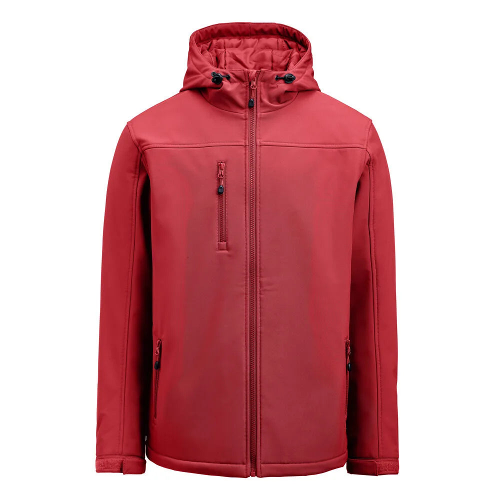 Printer Boardslide Softshell Jas Heren Rood