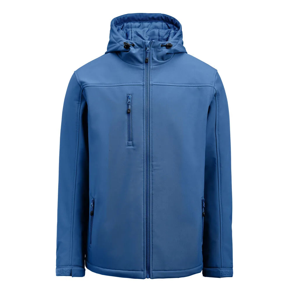 Printer Boardslide Softshell Jas Heren Helder Blauw