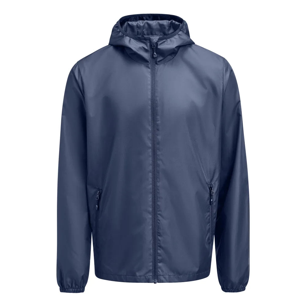 Printer Grab Windbreaker Heren Marine